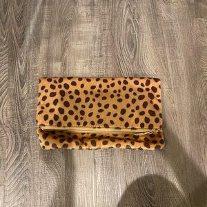 Leopard Print Clutch